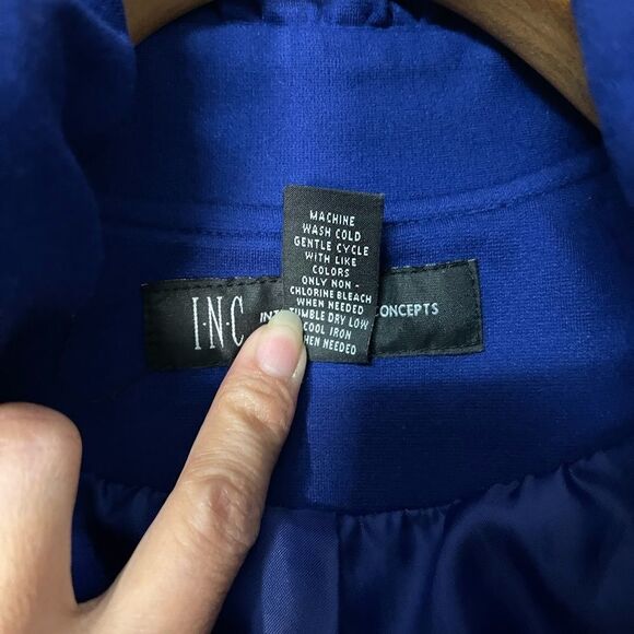 Blue blazer by INC - Picture 8 of 12